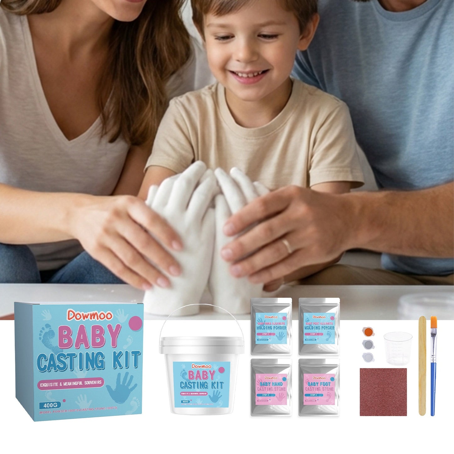 Baby Molding Kit - طقم تشكيل يد وقدم الطفل
